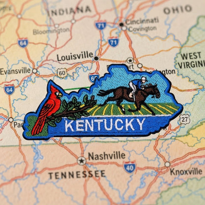 Kentucky Patch – embroidered iron-on patch
