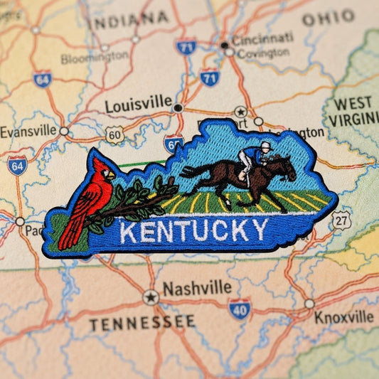 Kentucky Patch – embroidered iron-on patch