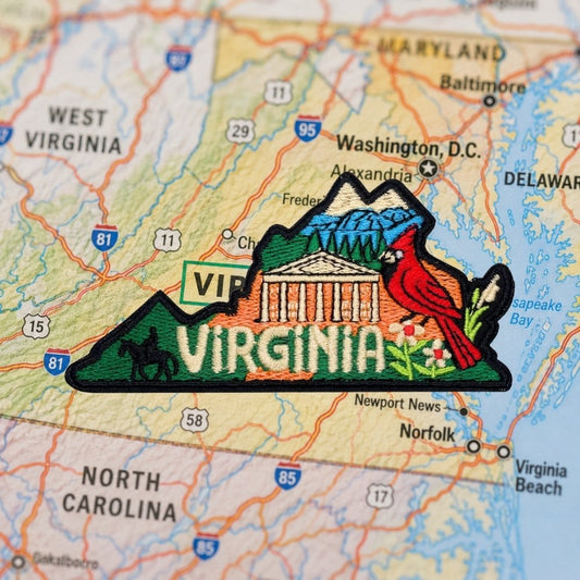 Virginia Patch – embroidered iron-on patch