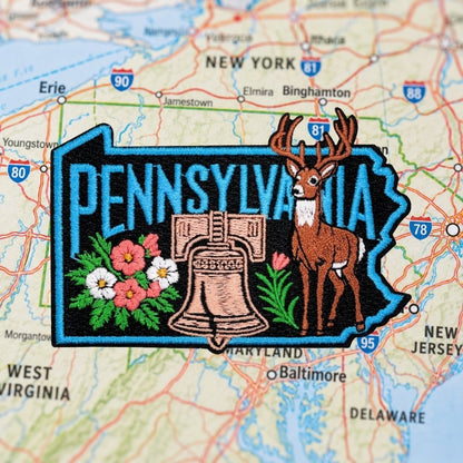 Pennsylvania Patch – embroidered iron-on patch