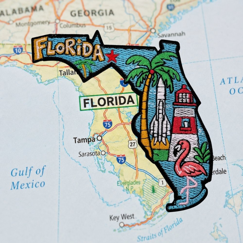 Florida Patch – embroidered iron-on patch