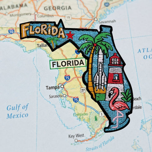 Florida Patch – embroidered iron-on patch