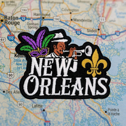 New Orleans Patch – embroidered iron-on patch