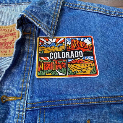 Colorado Patch on a backpack – iron-on embroidered patch
