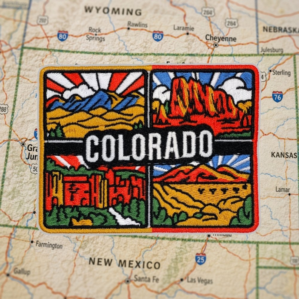 Colorado Patch – embroidered iron-on patch