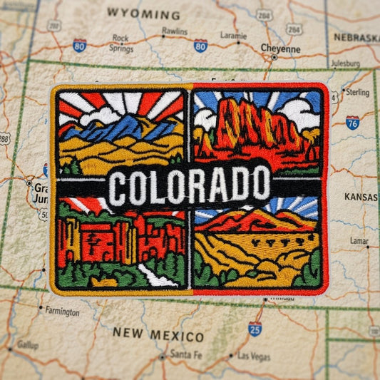 Colorado Patch – embroidered iron-on patch