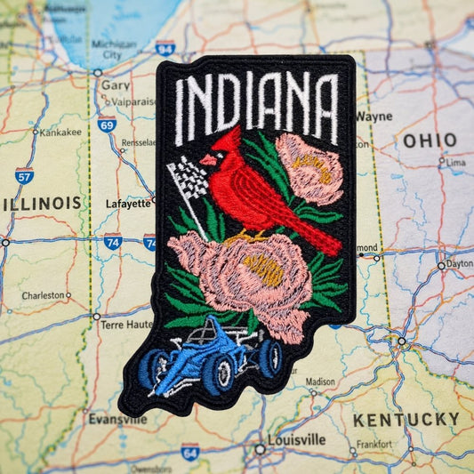 Indiana Patch – embroidered iron-on patch