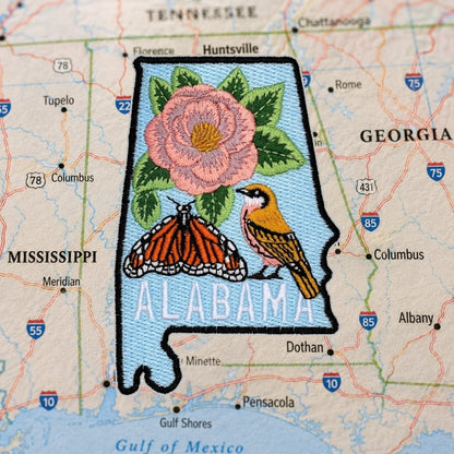 Alabama Patch – embroidered iron-on patch