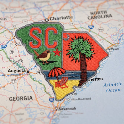 South Carolina Patch – embroidered iron-on patch