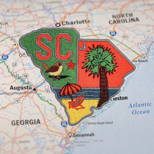 South Carolina Patch – embroidered iron-on patch