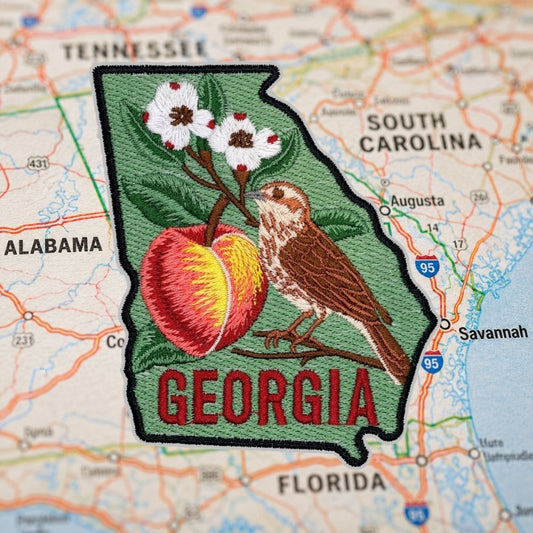 Georgia Patch – embroidered iron-on patch