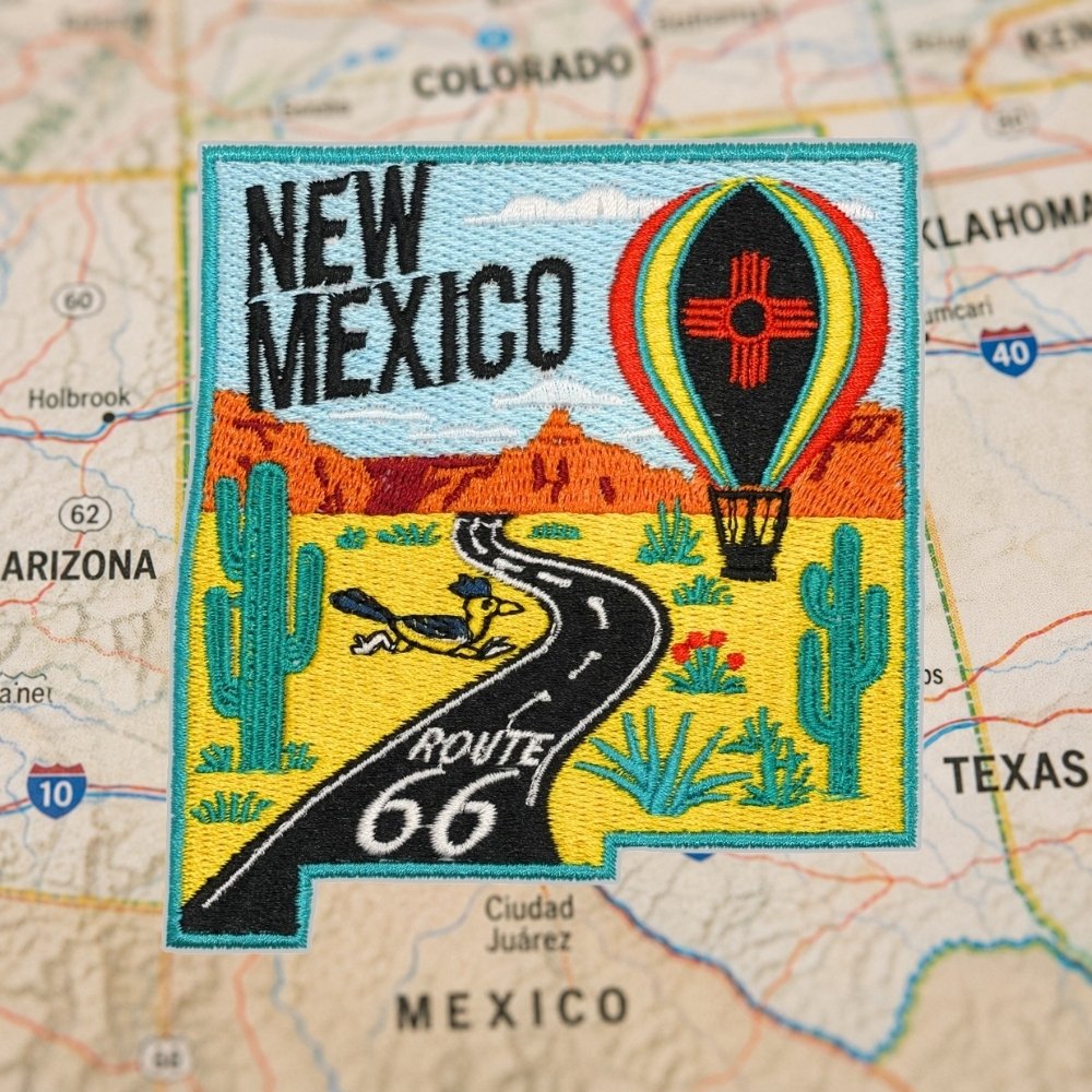 New Mexico Patch – embroidered iron-on patch