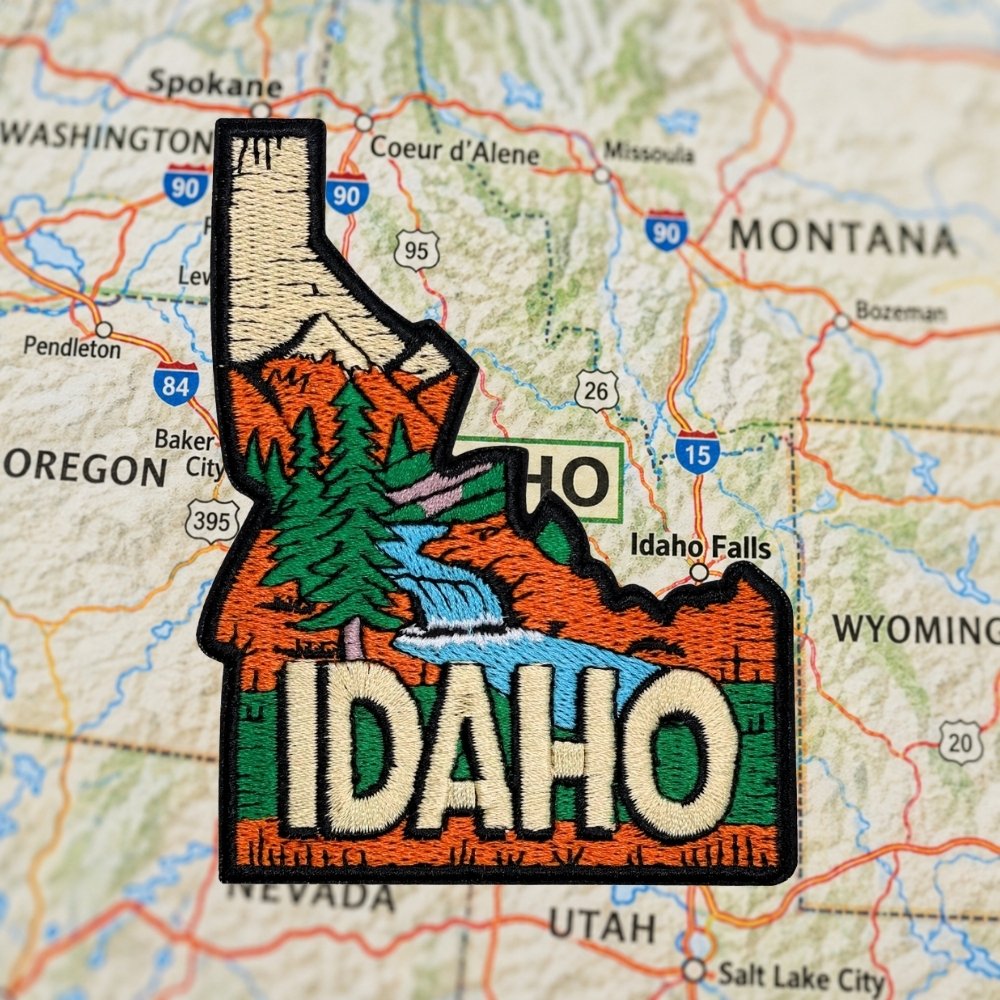 Idaho Patch – embroidered iron-on patch