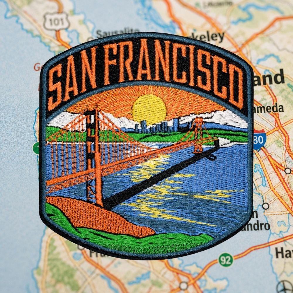 San Francisco Patch – embroidered iron-on patch