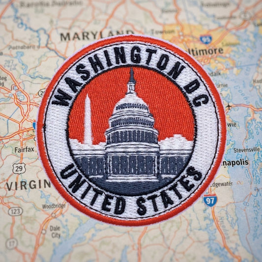 Washington DC Patch – embroidered iron-on patch
