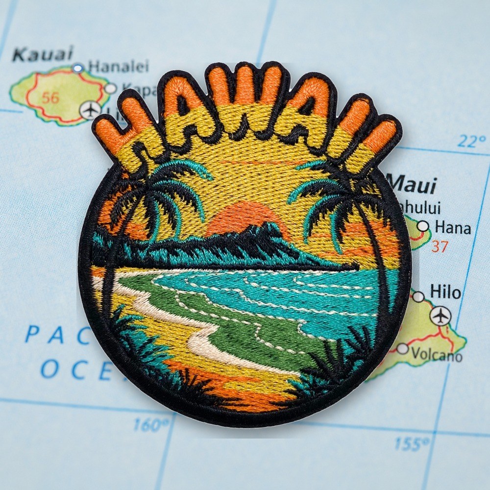 Hawaii Patch – embroidered iron-on patch