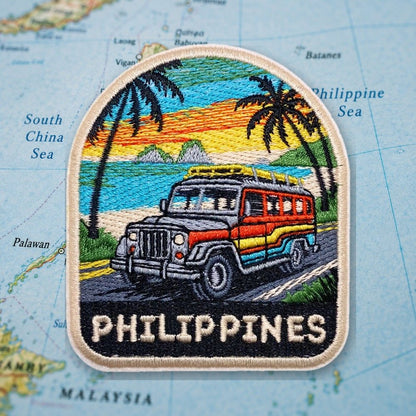Philippines Patch – embroidered iron-on patch