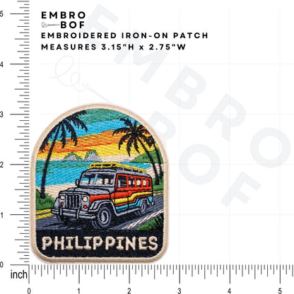 Philippines Patch size reference – embroidered patch