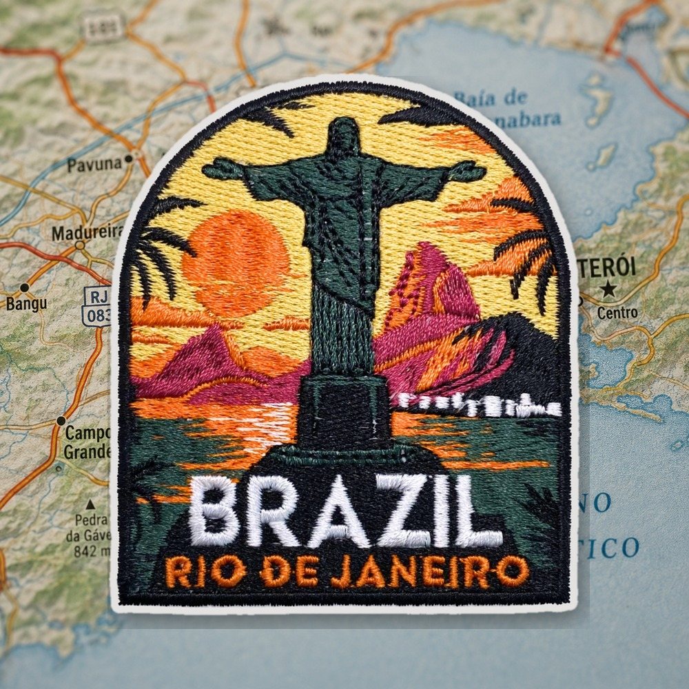 Brazil Patch – embroidered iron-on patch