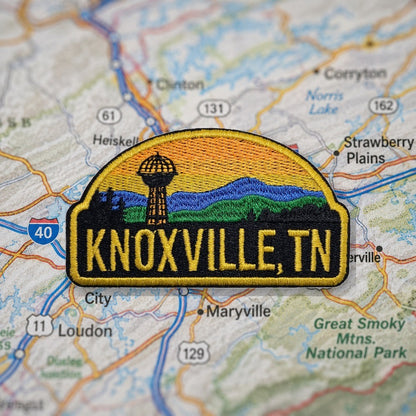 Knoxville Sunsphere Patch – embroidered iron-on patch