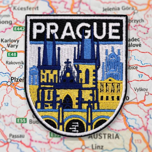 Prague Patch – embroidered iron-on patch