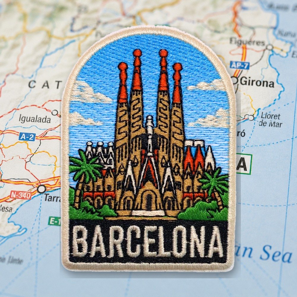 Sagrada Familia Barcelona Patch – embroidered iron-on patch