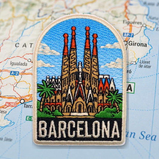 Sagrada Familia Barcelona Patch – embroidered iron-on patch