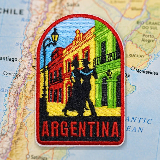 Tango Passion Argentina Patch – embroidered iron-on patch