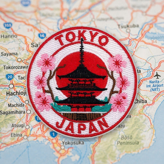 Tokyo Japan Patch – embroidered iron-on patch
