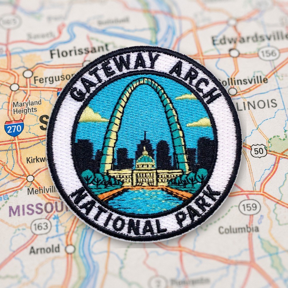 Gateway Arch National Park Patch – embroidered iron-on patch