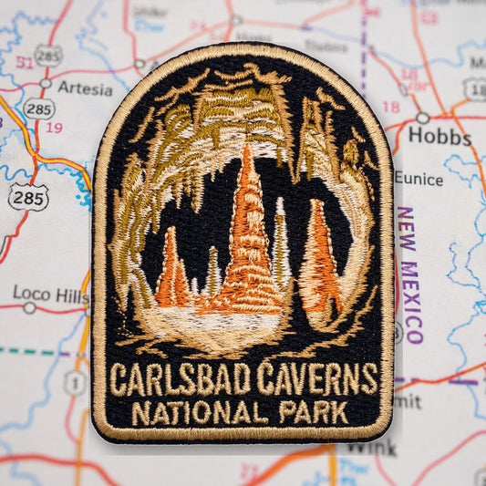 Carlsbad Caverns National Park Patch – embroidered iron-on patch