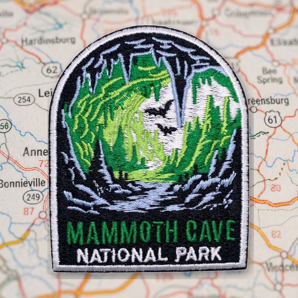 Mammoth Cave National Park Patch – embroidered iron-on patch