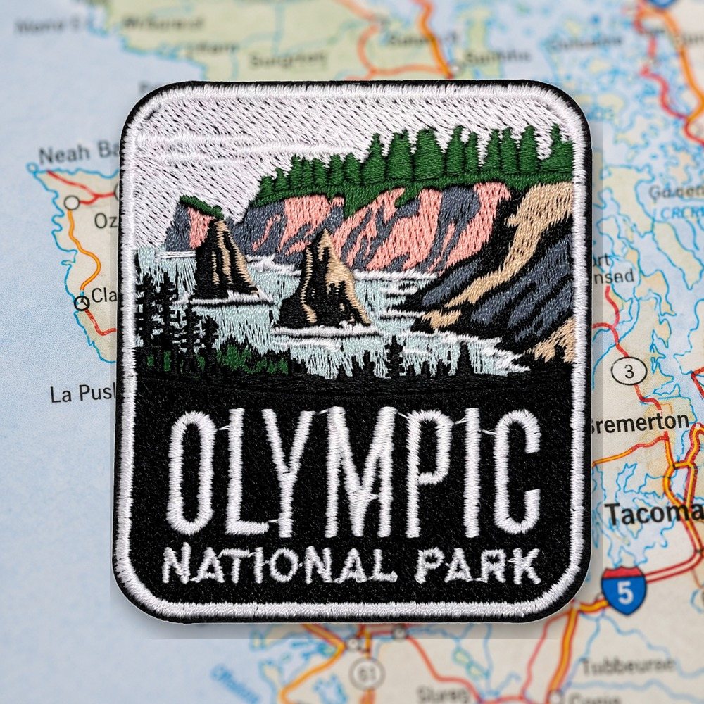 Olympic National Park Patch – embroidered iron-on patch