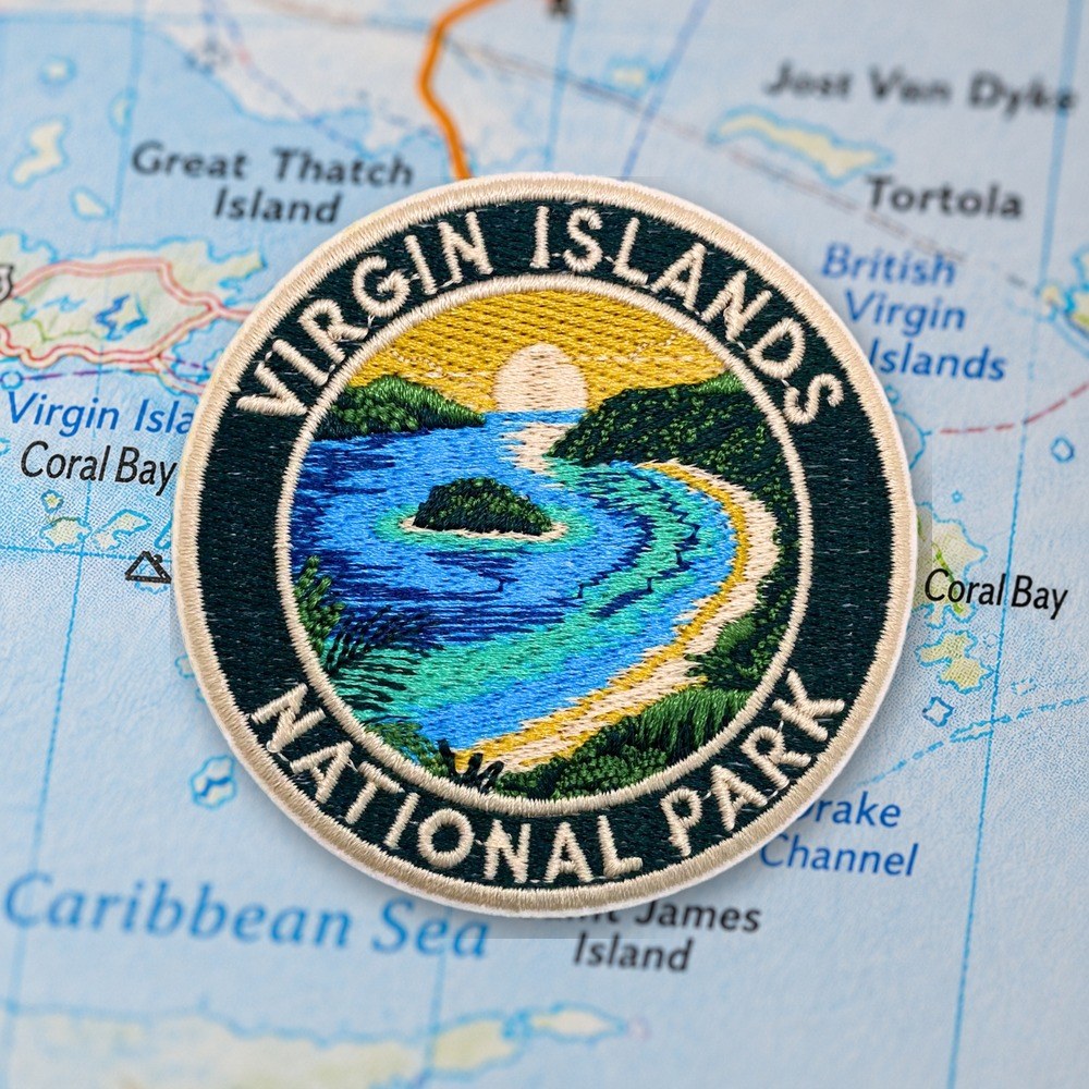 Virgin Islands National Park Patch – embroidered iron-on patch