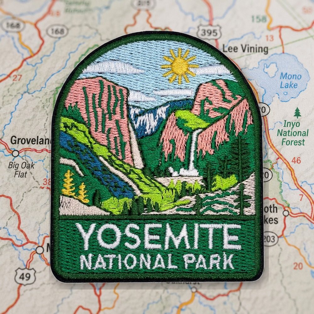 Yosemite National Park Patch – embroidered iron-on patch