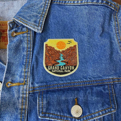 Grand Canyon National Park Patch on a backpack – iron-on embroidered patch