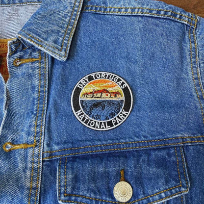 Dry Tortugas National Park Patch on a backpack – iron-on embroidered patch