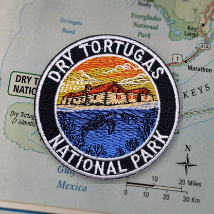 Dry Tortugas National Park Patch – embroidered iron-on patch