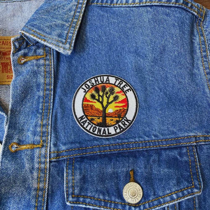 Joshua Tree National Park Patch on a backpack – iron-on embroidered patch