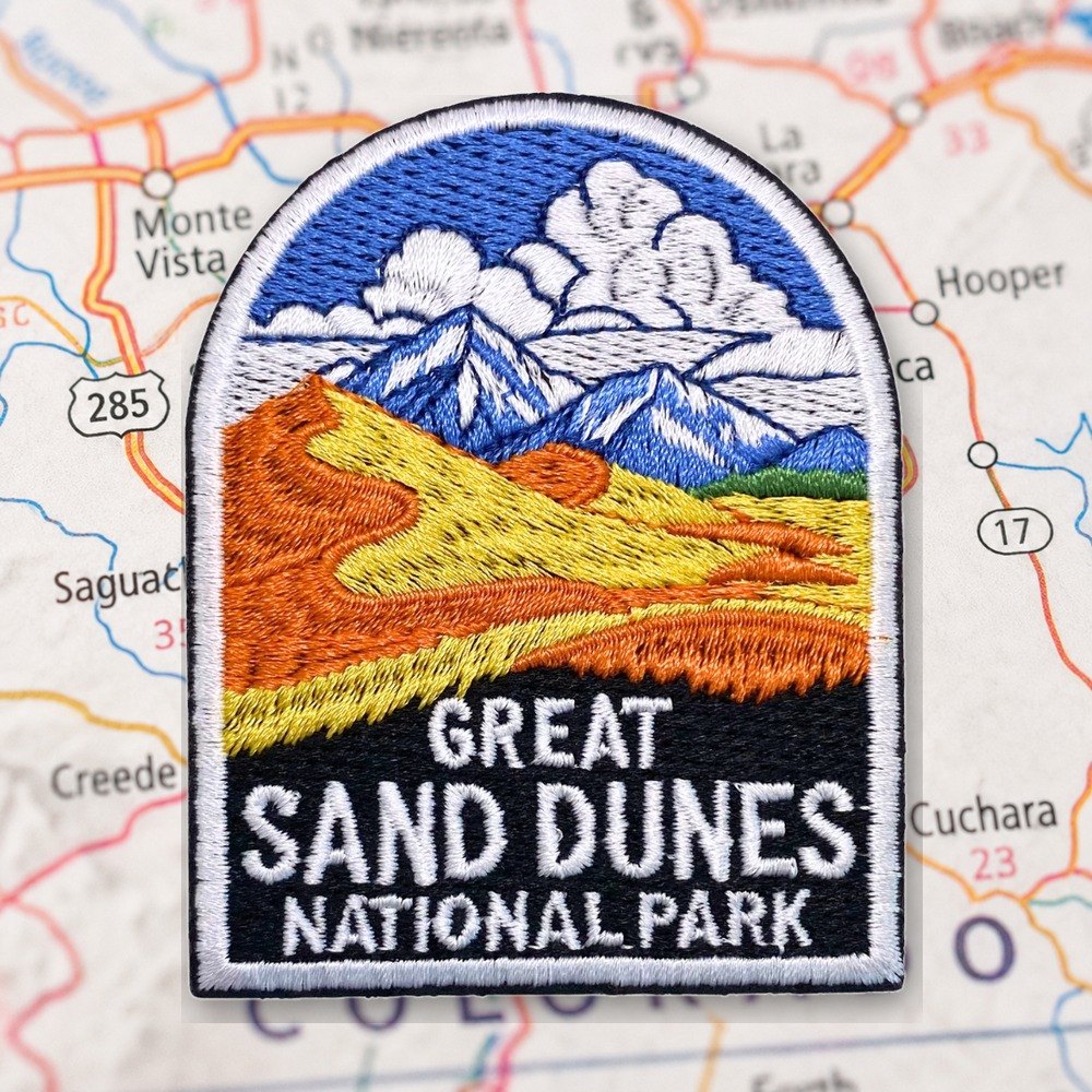 Great Sand Dunes National Park Patch – embroidered iron-on patch