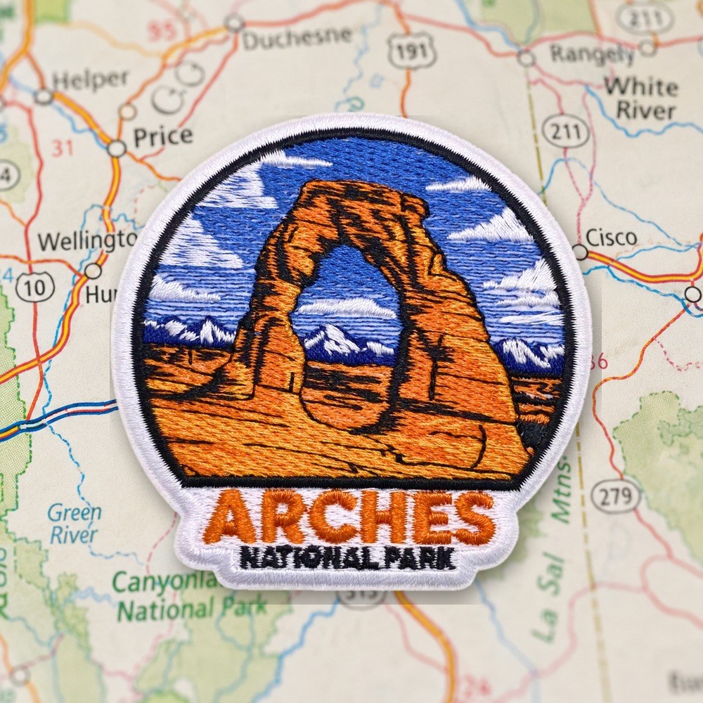 Arches National Park Patch – embroidered iron-on patch
