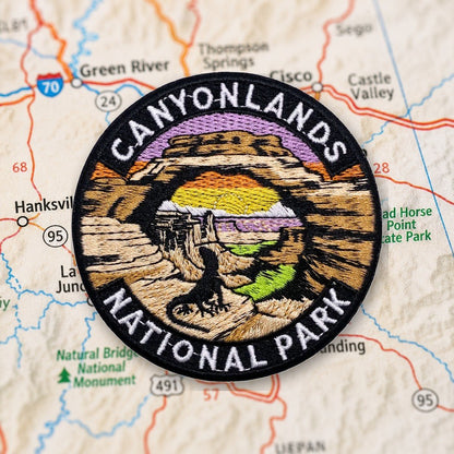 Canyonlands National Park Patch – embroidered iron-on patch