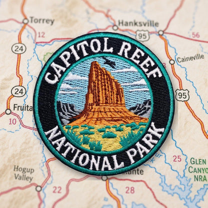 Capitol Reef National Park Patch – embroidered iron-on patch