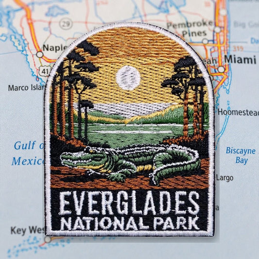 Everglades National Park Patch – embroidered iron-on patch
