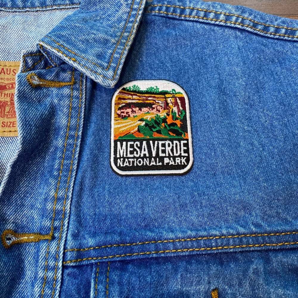 Mesa Verde National Park Patch on a backpack – iron-on embroidered patch