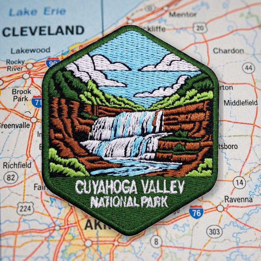 Cuyahoga Valley National Park Patch – embroidered iron-on patch