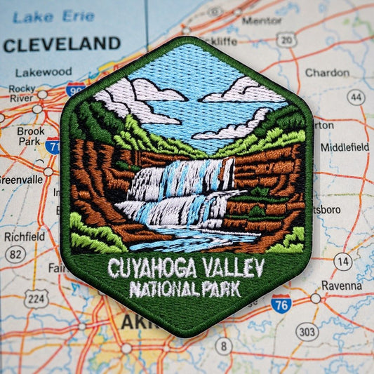 Cuyahoga Valley National Park Patch – embroidered iron-on patch