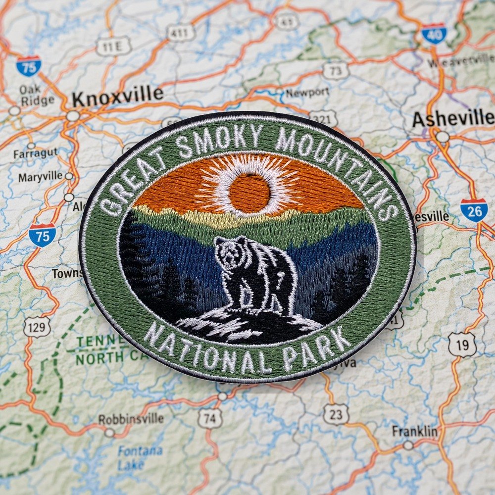 Great Smoky Mountains National Park Patch – embroidered iron-on patch