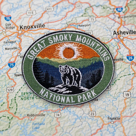 Great Smoky Mountains National Park Patch – embroidered iron-on patch