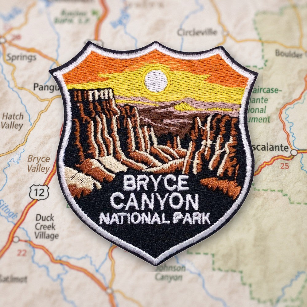 Bryce Canyon National Park Patch – embroidered iron-on patch